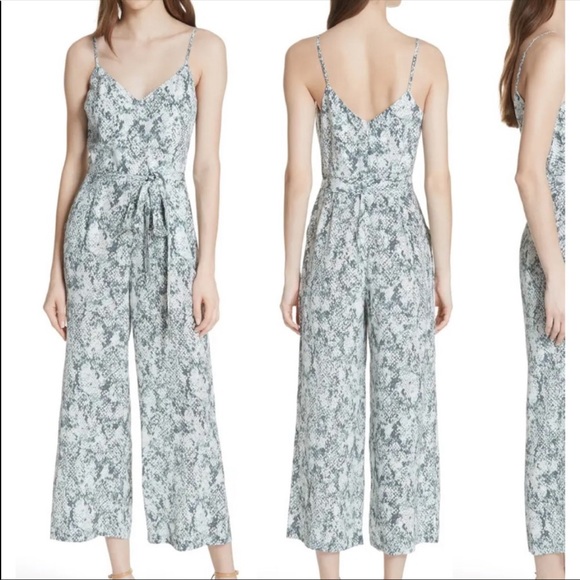 L’AGENCE Jaelyn Snake Print Jumpsuit - Picture 4 of 8